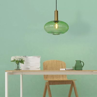 Lámpara colgante retro dorada, Maloto