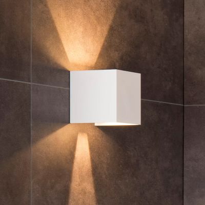 Aplique up down moderno blanco, Axi, 6W, 2700K LED, IP54