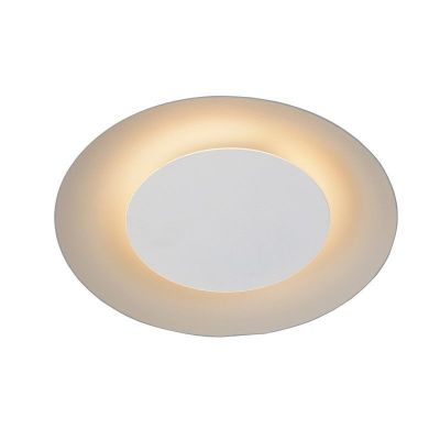 Plafón de techo moderno blanco, Foskal, 6W, 2700K LED