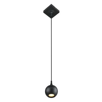 Lámpara colgante moderna negra, Favori, IP44