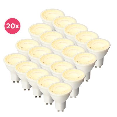 20 pack blanco gu10 LED bombilla Antonie 5W 2700K