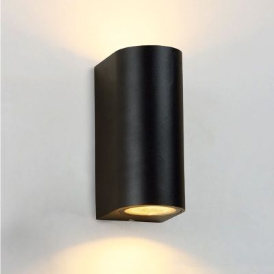 Lámpara exterior negro moderno, corina, IP44