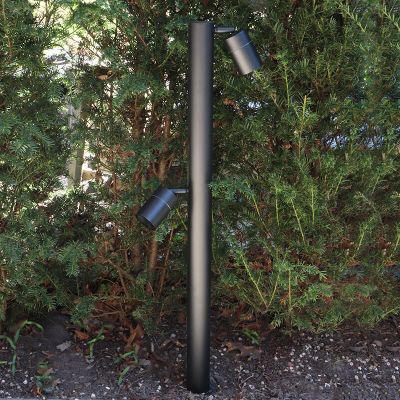 Lámpara exterior negra moderna, Clevor, IP44