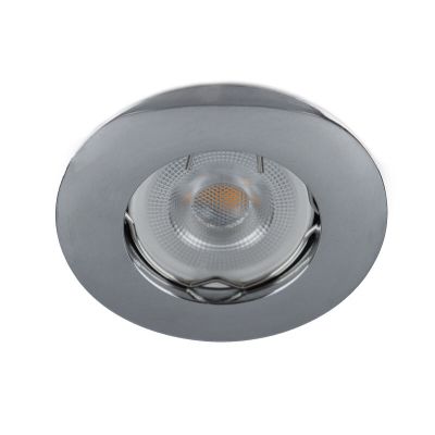 Foco empotrable mini cromado de aluminio, Rosi