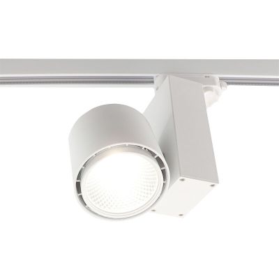 Foco de carril Master B blanco de Bisolux, controlador Philips, 4000k, 20w, 36 grados