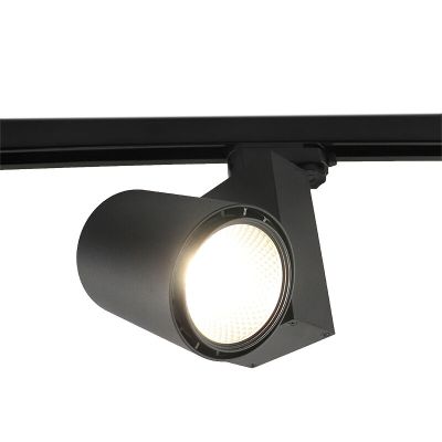 Foco de carril Bisolux Master B negro, controlador Philips, 4000k, 30w, 36 grados