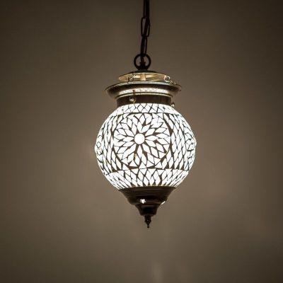 Lámpara colgante transparente oriental, Nisrin