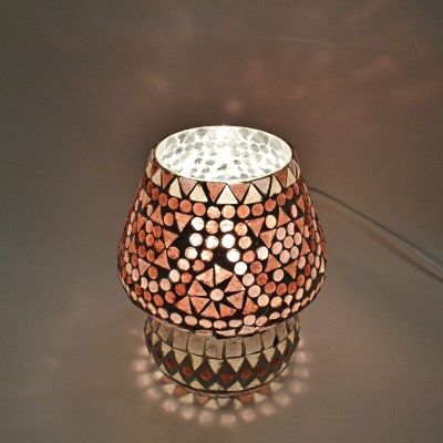 Lámpara de mesa morada oriental, Rachel
