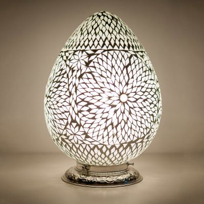 Lámpara de mesa transparente oriental, Lara