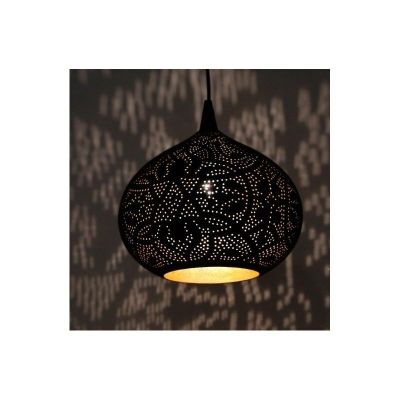 Lámpara colgante negra oriental, Noah
