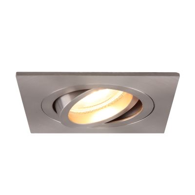 Foco empotrable cromado de aluminio, Scott