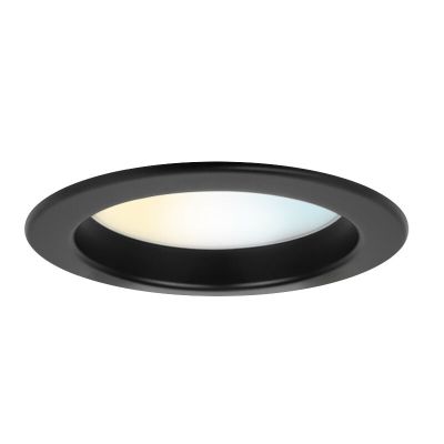 Downlight de aluminio negro, Otmar, 12W, white switch LED, IP22