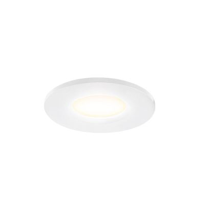 Foco empotrable mini de aluminio blanco, Philomena, 1,5W, 3000K LED, IP44