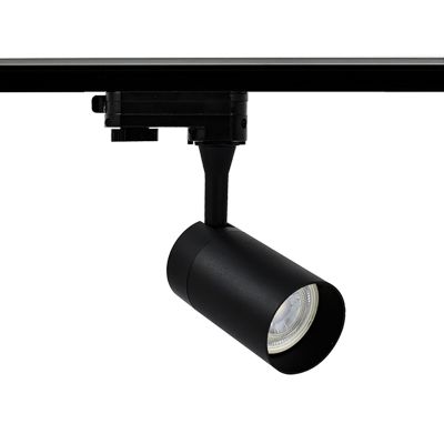 Foco de carril trifásico negro Ylva, Pro