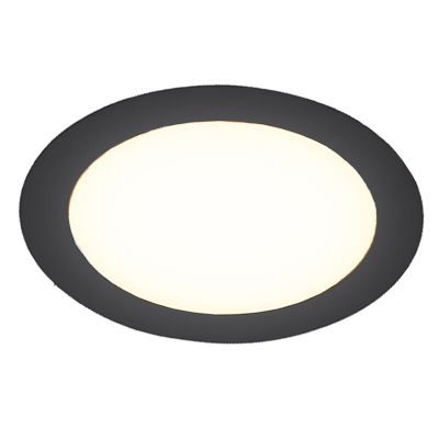 Downlight de aluminio negro, Umbriel, 6W, 4000K LED, IP44
