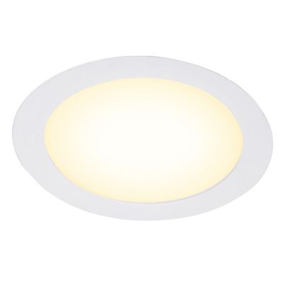 Downlight de aluminio blanco, Umbriel, 9W, 3000K LED, IP44
