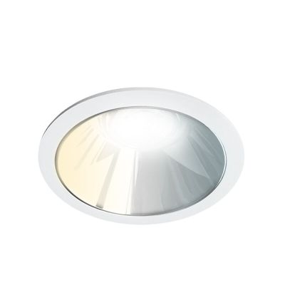 Downlight de aluminio blanco, Maud, 10W, white switch LED, IP22