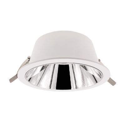 Downlight blanco de aluminio, Maud, 16W, white switch LED, IP22