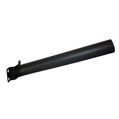 Soporte de pared para alumbrado público 48 mm, negro