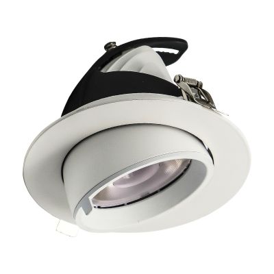 Downlight blanco de aluminio, Anjuli, 20W, white switch LED