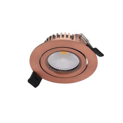 Downlight cobre de aluminio, Wimke, 5W, dim to warm LED, IP44