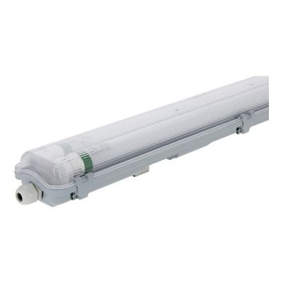 Luminaria fluorescente LED impermeable de 120 cm - Tenso - para 2 tubos fluorescentes - IP65
