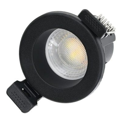 Downlight de aluminio negro, Magus, 4W, white switch LED, IP65