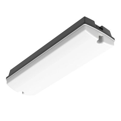 Iluminación de la galería de plástico negra, Pedram, 3W, white switch LED, IP66