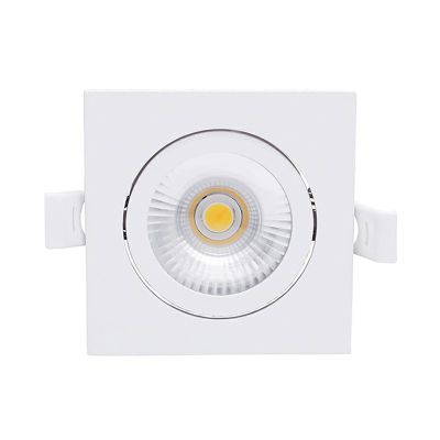 Downlight de aluminio blanco, Loura, 6W, white switch LED, IP65