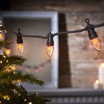 Iluminación de llama de 3,6 metros, 10 luces, para uso en interiores y exteriores