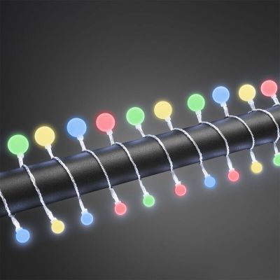 Luces de Navidad al aire libre de 16m LED, 80 bombillas de colores