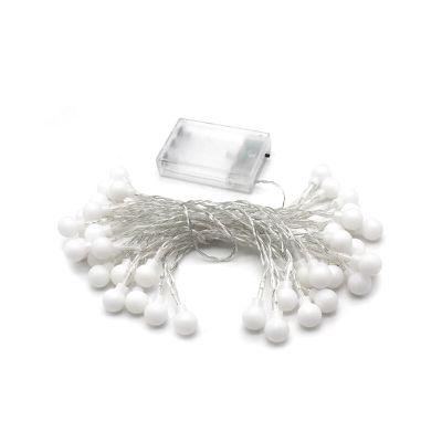 Bombilla LED con batería de 2 m, 20 luces de colores