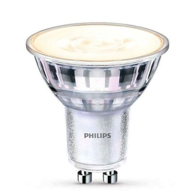 Philips GU10 bombilla LED regulable, Pascal, transparente, 4w, 2700K
