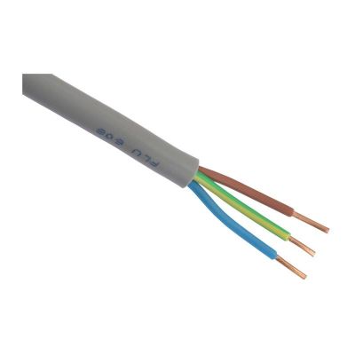 Cable exterior de 5 metros XMVK 3 x 2,5 mm, gris