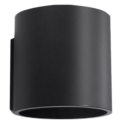 Aplique up down de aluminio negro, Amely