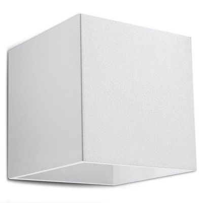 Aplique up down de aluminio blanco, Andro