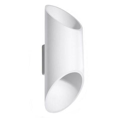 Aplique up down de aluminio blanco, Haidar