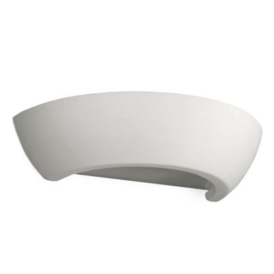 Aplique up down de vidrio blanco, Lotfi