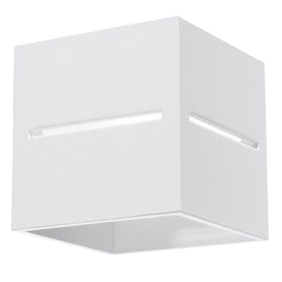 Aplique up down de aluminio blanco, Jacky