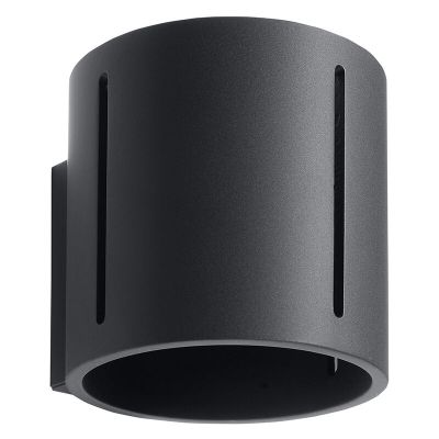Aplique up down de aluminio negro, Jamey