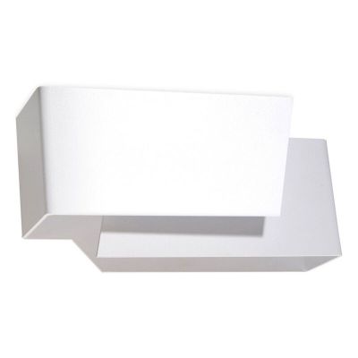 Aplique up down de aluminio blanco, Khaled