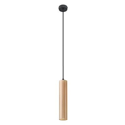 Lámpara colgante de madera marrón, Francina