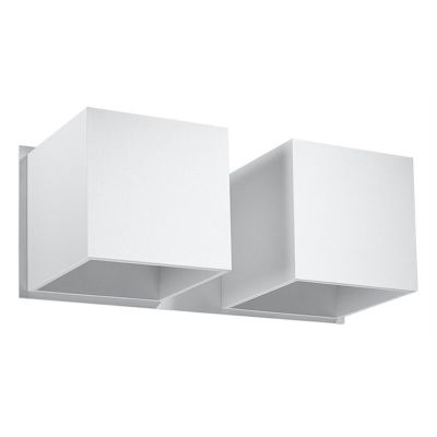 Aplique up down de aluminio blanco, Andro