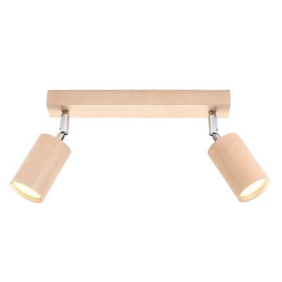 Foco de techo de madera marrón, Fredrik