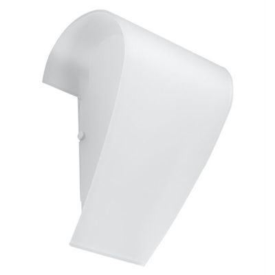 Aplique de vidrio blanco, Matias