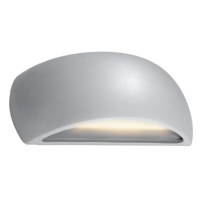 Aplique up down de vidrio gris, Laurenz