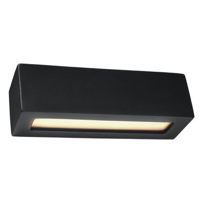 Aplique up down de vidrio negro, Emmaly
