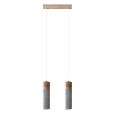 Lámpara colgante de cemento marrón, Ferron