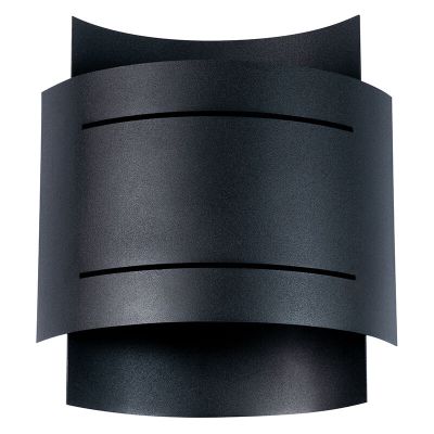 Aplique up down de aluminio negro, Karwan