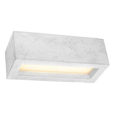 Aplique up down de cemento gris, Emmaly